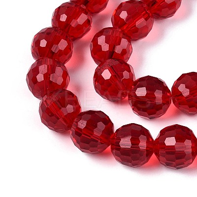 Transparent Glass Bead Strands GLAA-R095-12mm-27-1