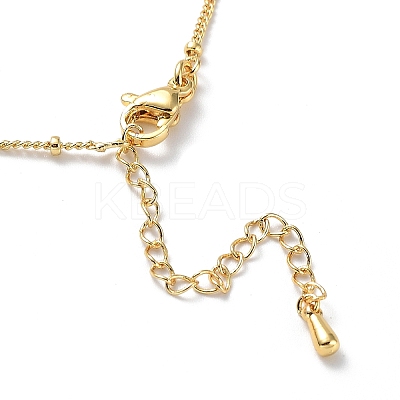 Lions Brass Micro Pave Cubic Zirconia Pendant Necklaces for Women NJEW-A015-06KCG-1