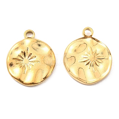 PVD Vacuum Plating 304 Stainless Steel Pendants STAS-F287-30G-1