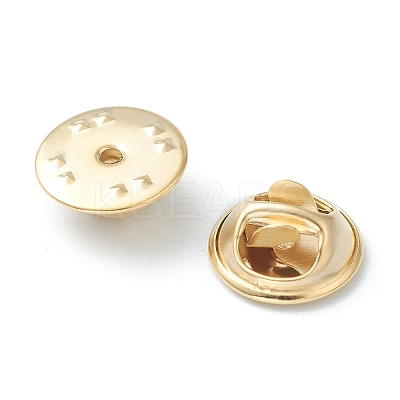 304 Stainless Steel Butterfly Clutches Pin Backs STAS-H149-36G-1