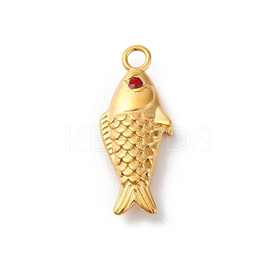 304 Stainless Steel Rhinestone Pendants STAS-M110-27G-1