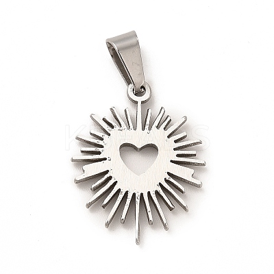 Non-Tarnish 304 Stainless Steel Pendants STAS-A073-05P-1