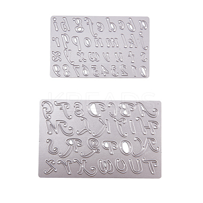 Letter and Number Frame Metal Cutting Dies Stencils DIY-PH0019-28-1
