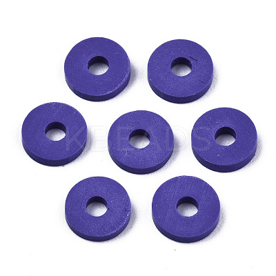 Handmade Polymer Clay Beads CLAY-Q251-8.0mm-100-1