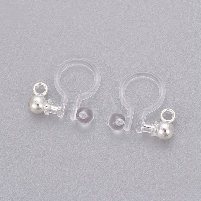 Transparent U Type Painless Prevent Allergy Resin Ear Clip KY-L005-03S-1