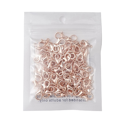 Zinc Alloy Lobster Claw Clasps FIND-FS0001-75RG-1