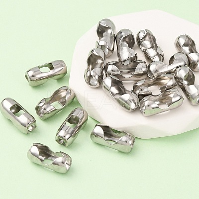 Tarnish Resistant Stainless Steel Ball Chain Connectors LS-STAS-L018B-P-1