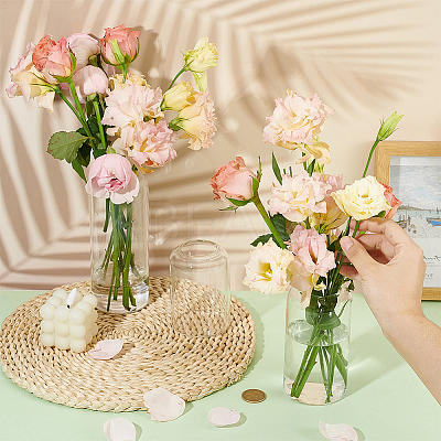 3Pcs 3 Styles Glass Flower Arrangement Water Receptacle AJEW-BC0007-90-1