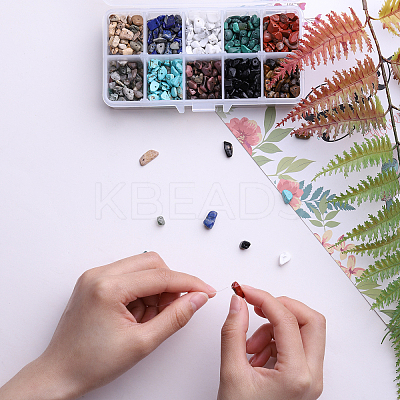 Natural & Synthetic Mixed Gemstone Beads G-CJ0001-27-1