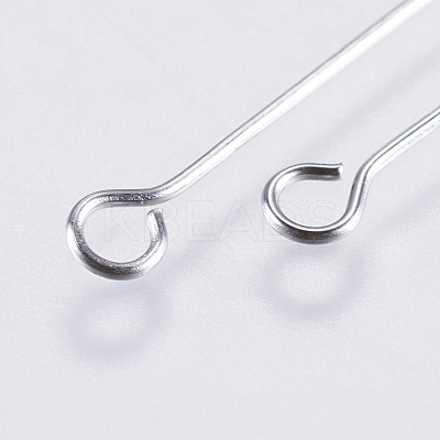 Tarnish Resistant 304 Stainless Steel Eye Pins STAS-F146-03P-40mm-1
