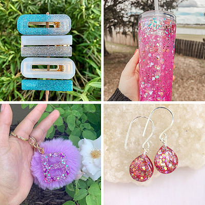 10 Boxs 10 Colors Nail Art Flash Powder and Sequins MRMJ-TA0001-30-1