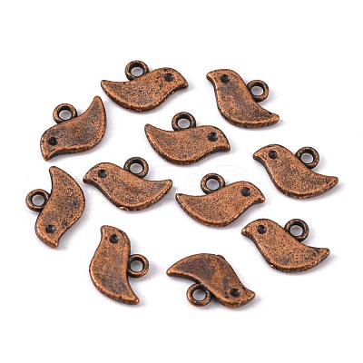 Tibetan Style Alloy Charms TIBEP-A18898-R-FF-1