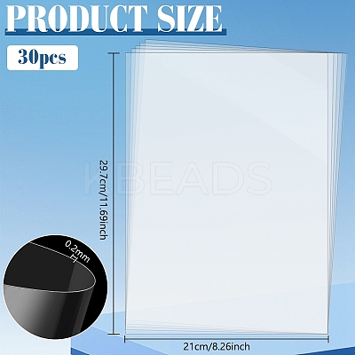 Transparent PVC Sheet FIND-WH0165-64-1