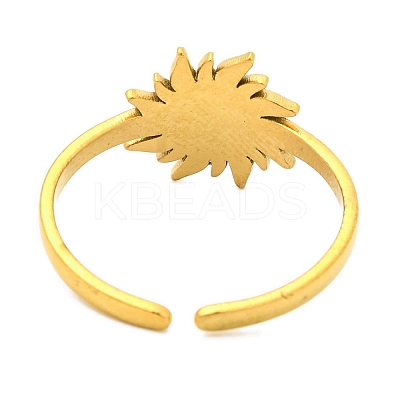 Natural Tiger Eye Finger Rings RJEW-Q822-52G-02-1