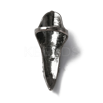 Alloy Women Finger Nail Rings MRMJ-WH0077-028B-B-1