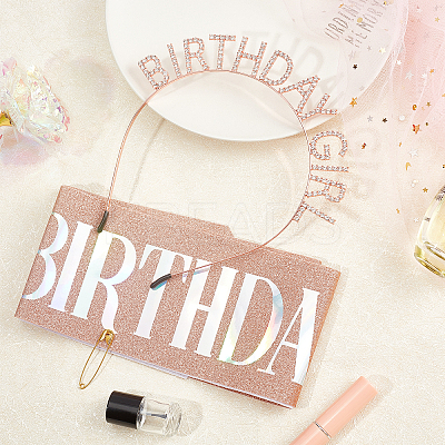 Birthday Crown Shoulder Strap Sets AJEW-WH0162-93-1