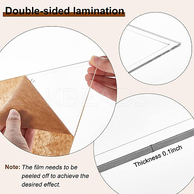 Transparent Acrylic Quilting Templates DIY-WH0381-004-1