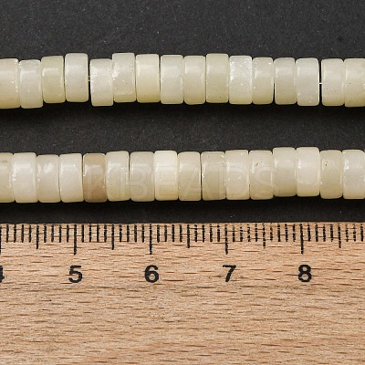 Natural White African Opal Beads Strands G-L624-I19-3x6mm-1
