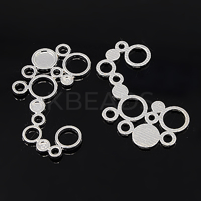 Alloy Cabochon Connector Settings EA10977Y-NFS-1