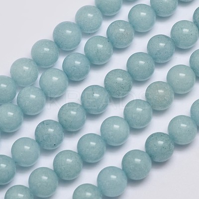 Natural & Dyed Malaysia Jade Bead Strands G-A146-10mm-A25-1