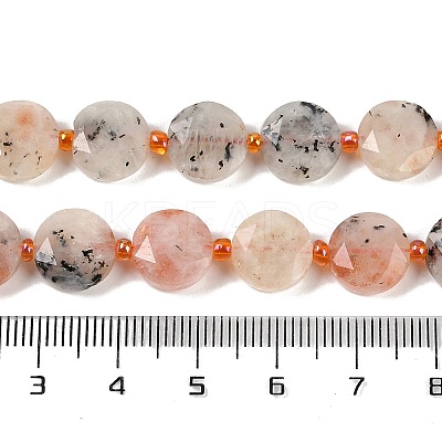 Natural Sunstone Beads Strands G-C116-A69-01-1
