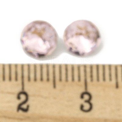 Glass Rhinestone Cabochons RGLA-L029-13B-223-1
