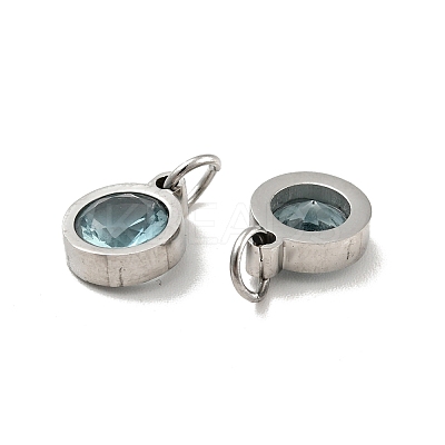 304 Stainless Steel Pendants STAS-D189-07P-C-1