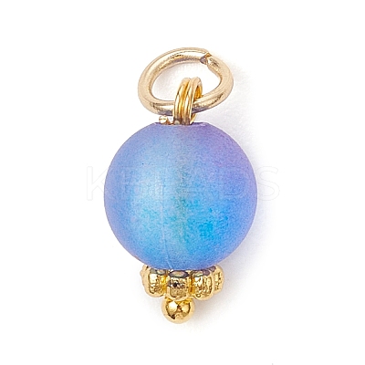 Frosted Transparent Acrylic Pendants PALLOY-JF04174-02-1