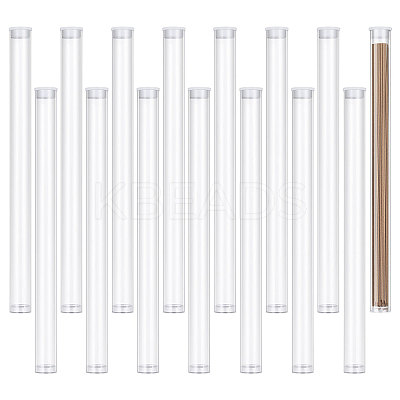 Transparent Tube Plastic Bead Containers with Lids CON-WH0092-81A-1