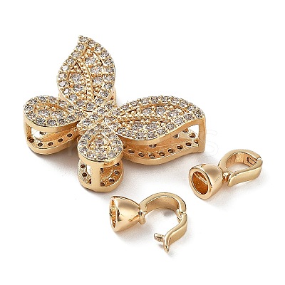Brass Flod Over Clasps KK-Q785-16G-1