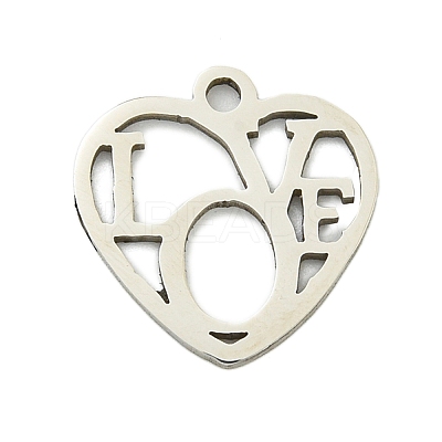 Non-Tarnish 201 Stainless Steel Charms LS-STAS-M015-29P-1