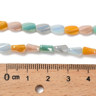 Electroplate Glass Beads Strands EGLA-P065-01A-04-1