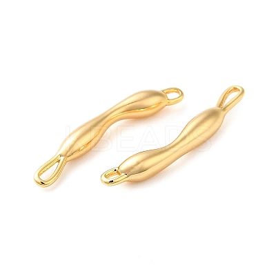 Brass Connector Charms KK-P239-01G-1