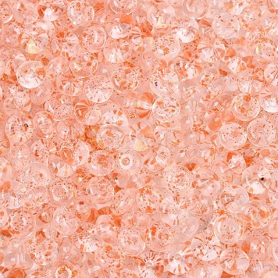 Baking Paint Transparent Glass Beads DGLA-T004-07I-1