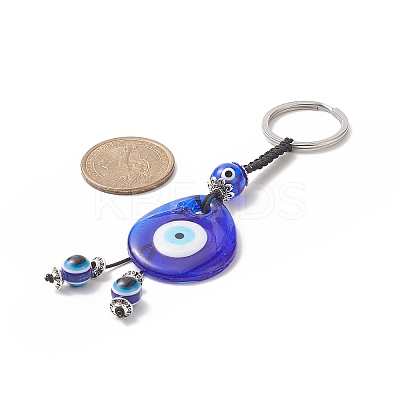 Handmade Lampwork Pendant Keychain KEYC-JKC00450-1