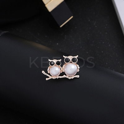 Imitation Pearl Alloy Brooch LS-PW-WG21397-11-1