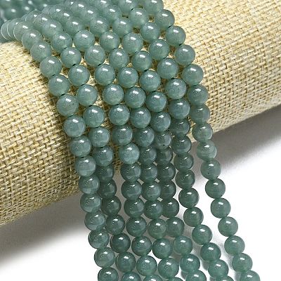 Natural Malaysia Jade Beads Strands G-L645-C01-6mm-04-1