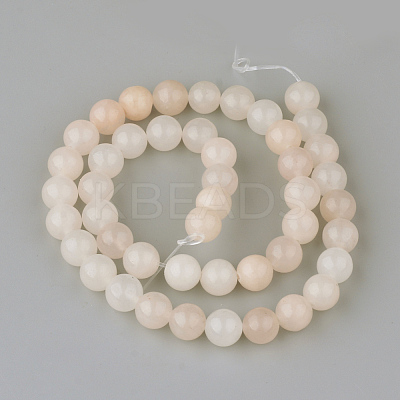 Natural Pink Aventurine Gemstone Round Bead Strands G-R288-4mm-1