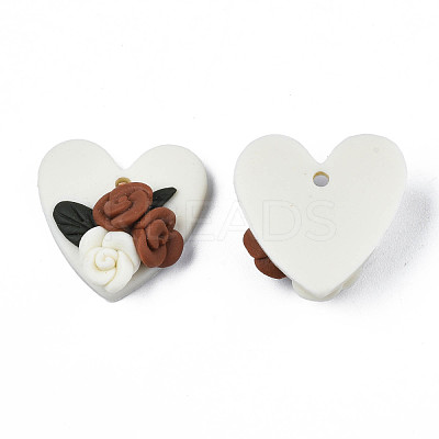 Handmade Polymer Clay Pendants CLAY-N010-057-1