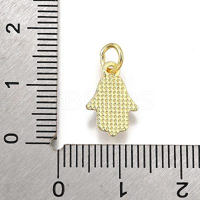 Brass Enamel Charms KK-C106-01G-1