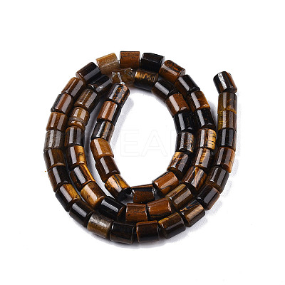 Natural Tiger Eye Beads Strands X-G-N326-150-B02-1