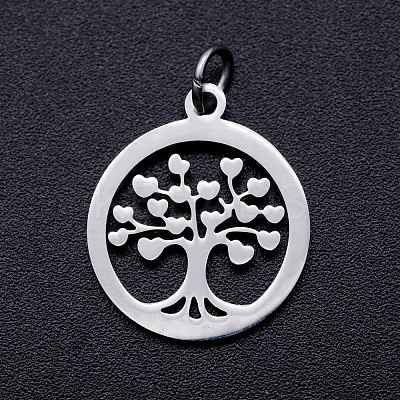 Non-Tarnish 304 Stainless Steel Pendants LS-STAS-T046-JA350-1A-1