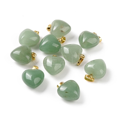 Natural Green Aventurine Pendants G-I311-A06-G-1