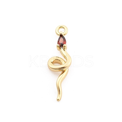 Brass Micro Pave Cubic Zirconia Pendants LS-KK-M321-01E-G02-1