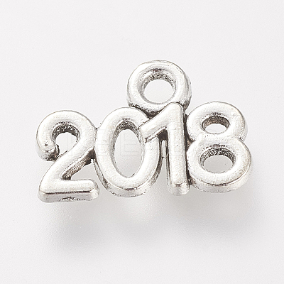 Tibetan Style Alloy Charms LS-TIBE-S306-04AS-RS-1