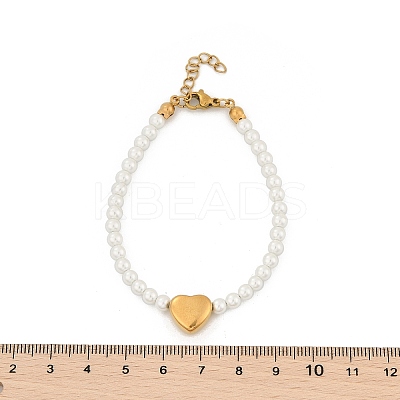 Plastic Imitation Pearl Beads Bracelets for Women BJEW-M056-10G-04-1