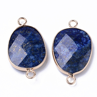 Natural Lapis Lazuli Links Connectors G-R472-01I-1