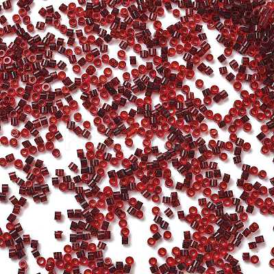Transparent Colours Glass Seed Beads SEED-H003-01A-1