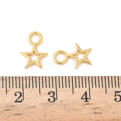 SHEGRACE Brass Star Charms XGR0160G-101G-1