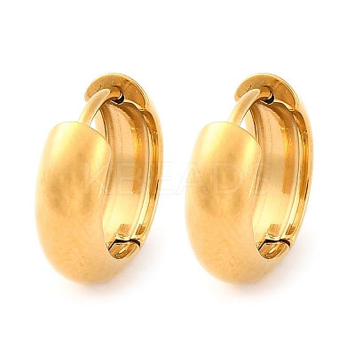 316 Surgical Stainless Steel Hoop Earrings for Women EJEW-G429-01A-G-1